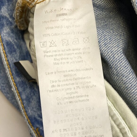 Nudie Jeans Wide Heidi Wide-Leg Jeans – Size 25x32 (NWT) - Picture 11 of 11